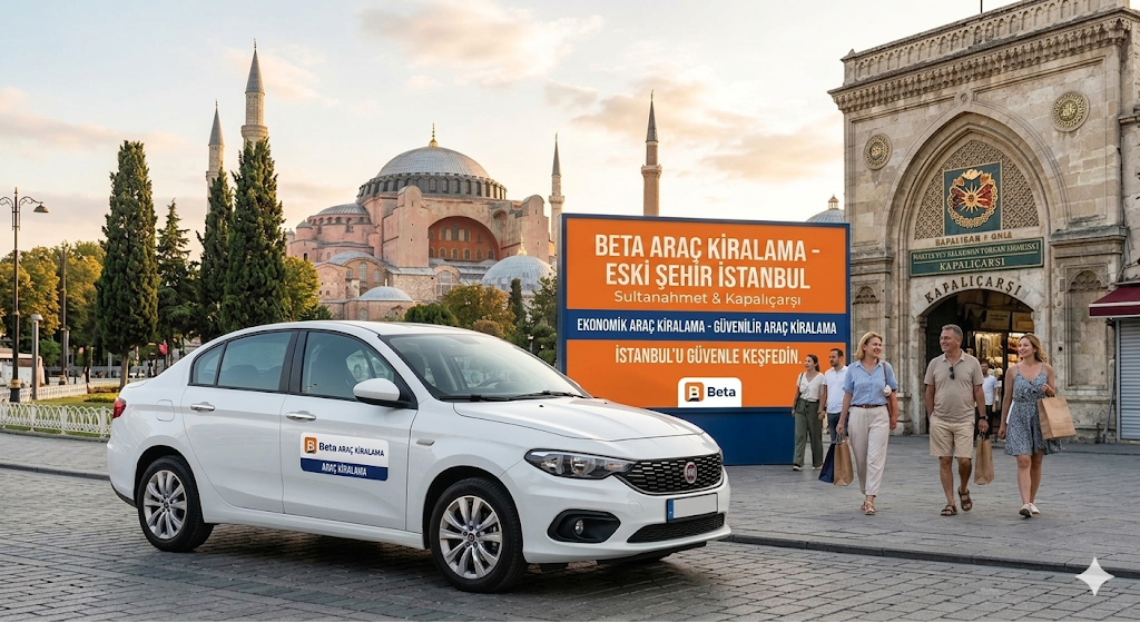 TARIHI YARIMADA ISTANBUL ARAC KIRALAMA SULTANAHMET DE KAPALI CARSI DA PREMIUM OTO KIRALAMA