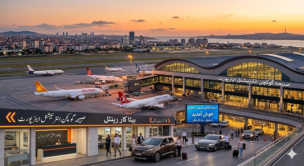 صبیحہ گوکچن ایئرپورٹ پر کار رینٹل بیٹا کار رینٹل کے ساتھ ایک پرتعیش سفر