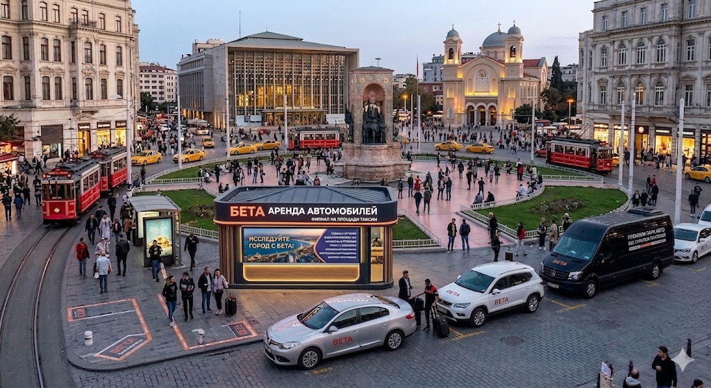 АРЕНДА АВТО НА ТАКСИМЕ В СТАМБУЛЕ ПОКОРЯИТЕ ДОРОГИ С BETA CAR RENTAL