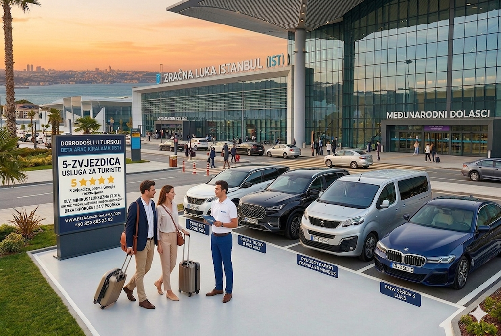 NAJAM AUTOMOBILA U ZRACNOJ LUCI ISTANBUL BETA CAR RENTAL – UDOBNOST S 5 ZVJEZDICA