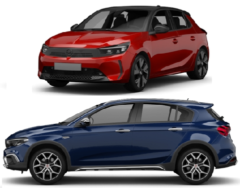 BRAND NEW 2025 OPEL CORSA GS AND BRAND NEW FIAT EGEA CROSS STARTING FROM JUST 31 EU 