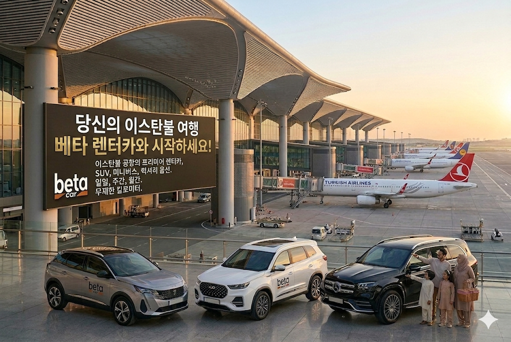 SABIHA GOKCEN AIRPORT에서 CASH DEPOSIT 및 CASH PAYMENT로 월간 차량 렌트 BETA CAR RENTAL