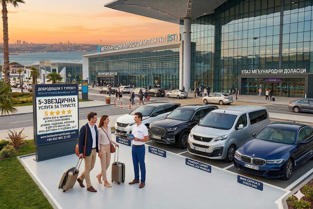 ИЗНАЈМЉИВАЊЕ АУТОМОБИЛА НА АЕРОДРОМУ ИСТАНБУЛ CASH DEPOSIT И ПЛАЋАЊЕ У ГОТОВИНИ BETA CAR RENTAL