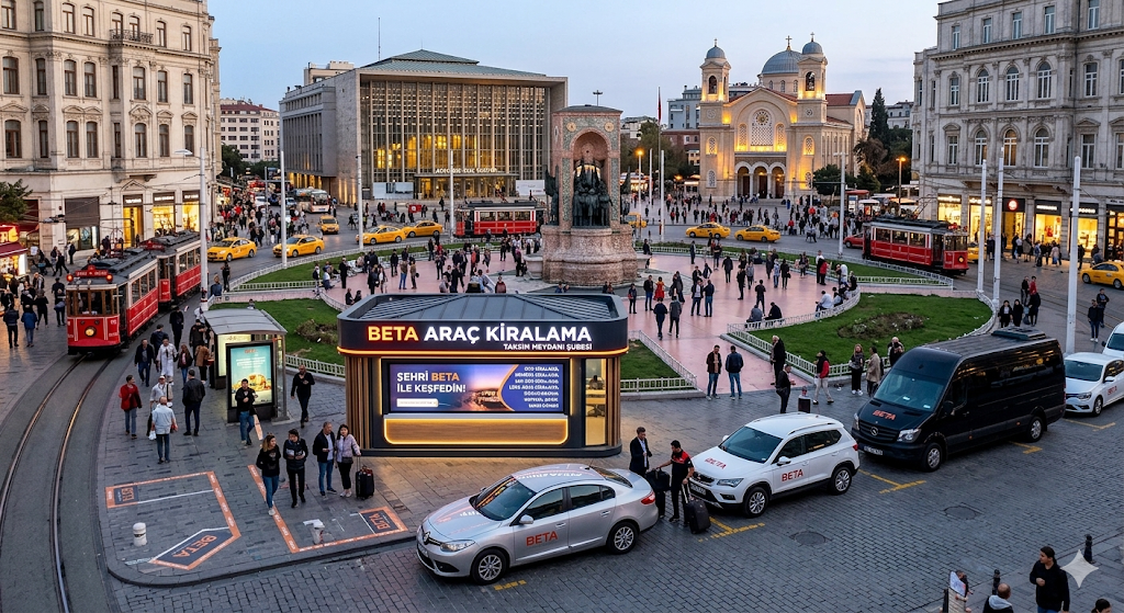 ISTANBUL KALBI TAKSIM DE YOLLARA HUKMEDIN BETA CAR RENTAL DAN ARAÇ KIRALAMA ILE SINIRLARI ZORLAYIN
