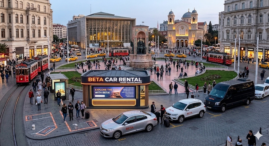 RULE THE ROADS IN TAKSIM THE HEART OF ISTANBUL PUSH THE LIMITS WITH BETA CAR RENTAL