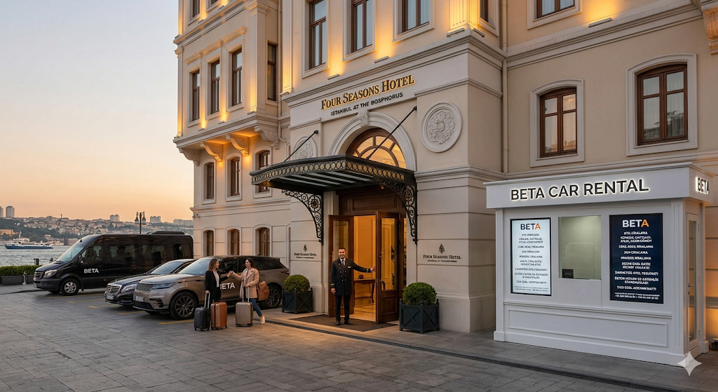 ISTANBULUN BUYUSUNU KEŞFEDIN FOUR SEASONS HOTEL ISTANBUL KONUKLARINA OZEL LUKS ARAÇ KIRALAMA